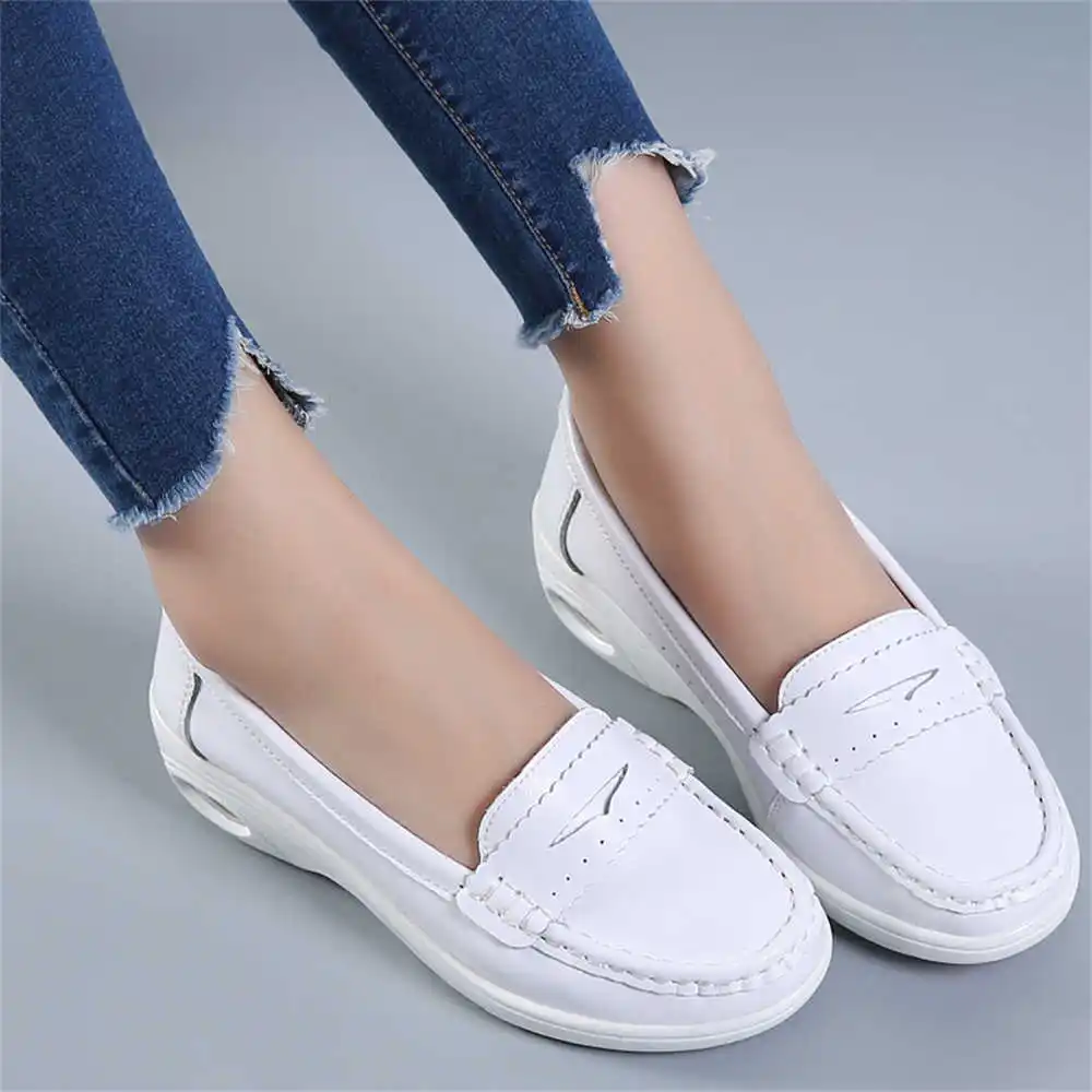 Travel Accessories On Sale - Thick Sole Slipon White Trainers For