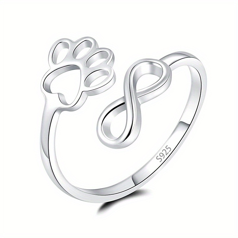 Travel Accessories Present - Sterling Silver 925, Adjustable Cute Cat