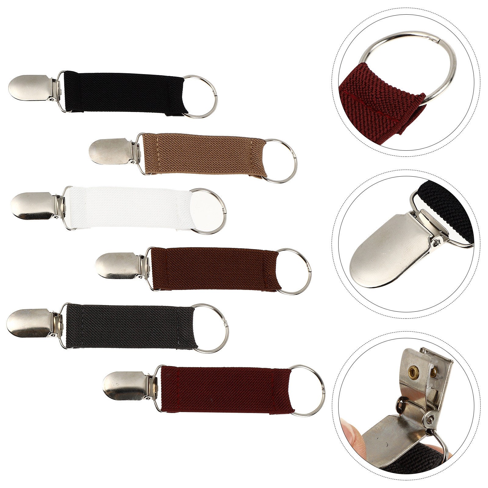 Travel Accessories Present - 6Pcs Headwear Clip Multi-Purpose Elastic Hat