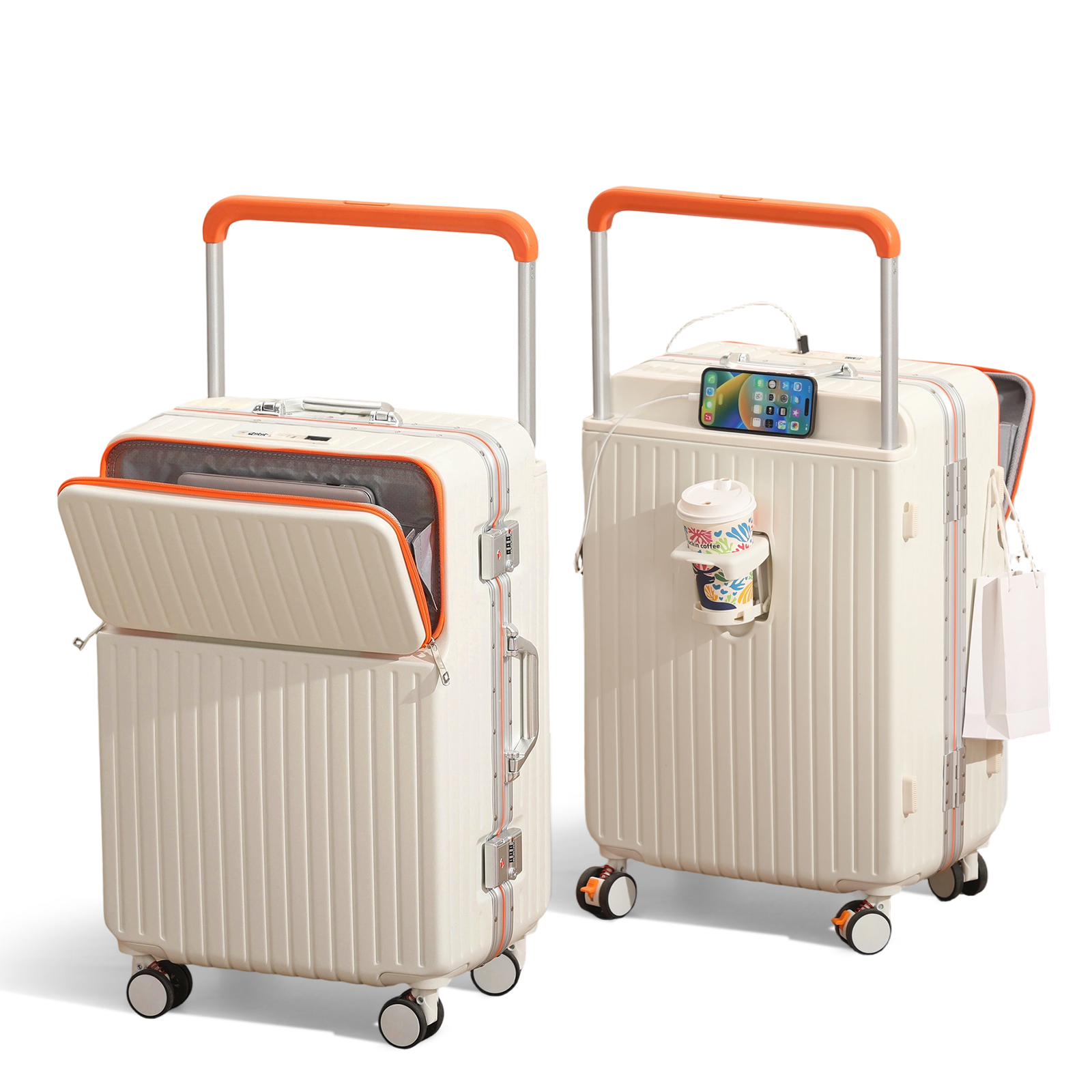Travel Lock Tsa Approved - Wide-Handle Travel Suitcase Aluminum Frame Hard