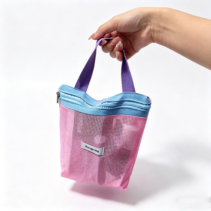 Travel Accessories Bag - Macaron Color Makeup Organizer Breathable Wet