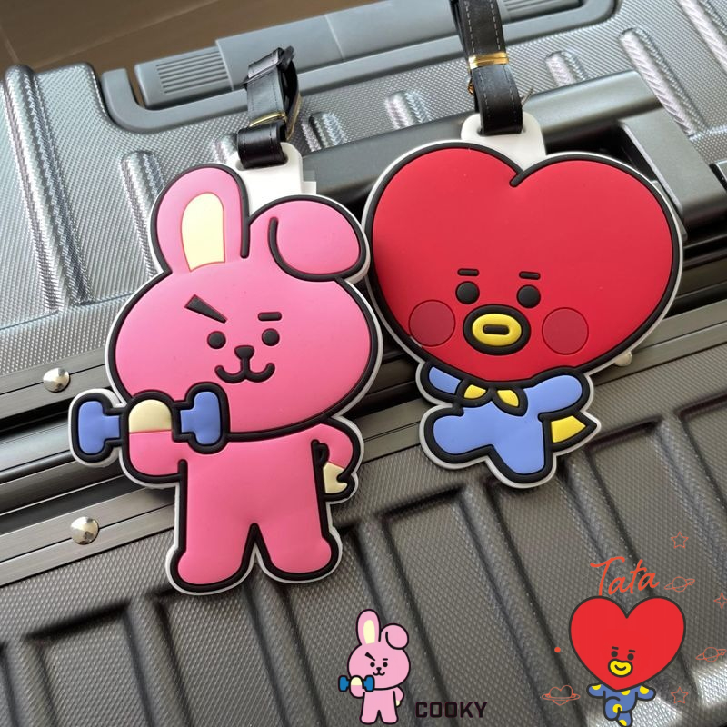 Travel Accessories Bag - BT21 cartoon cute keychain Kawaii unisex