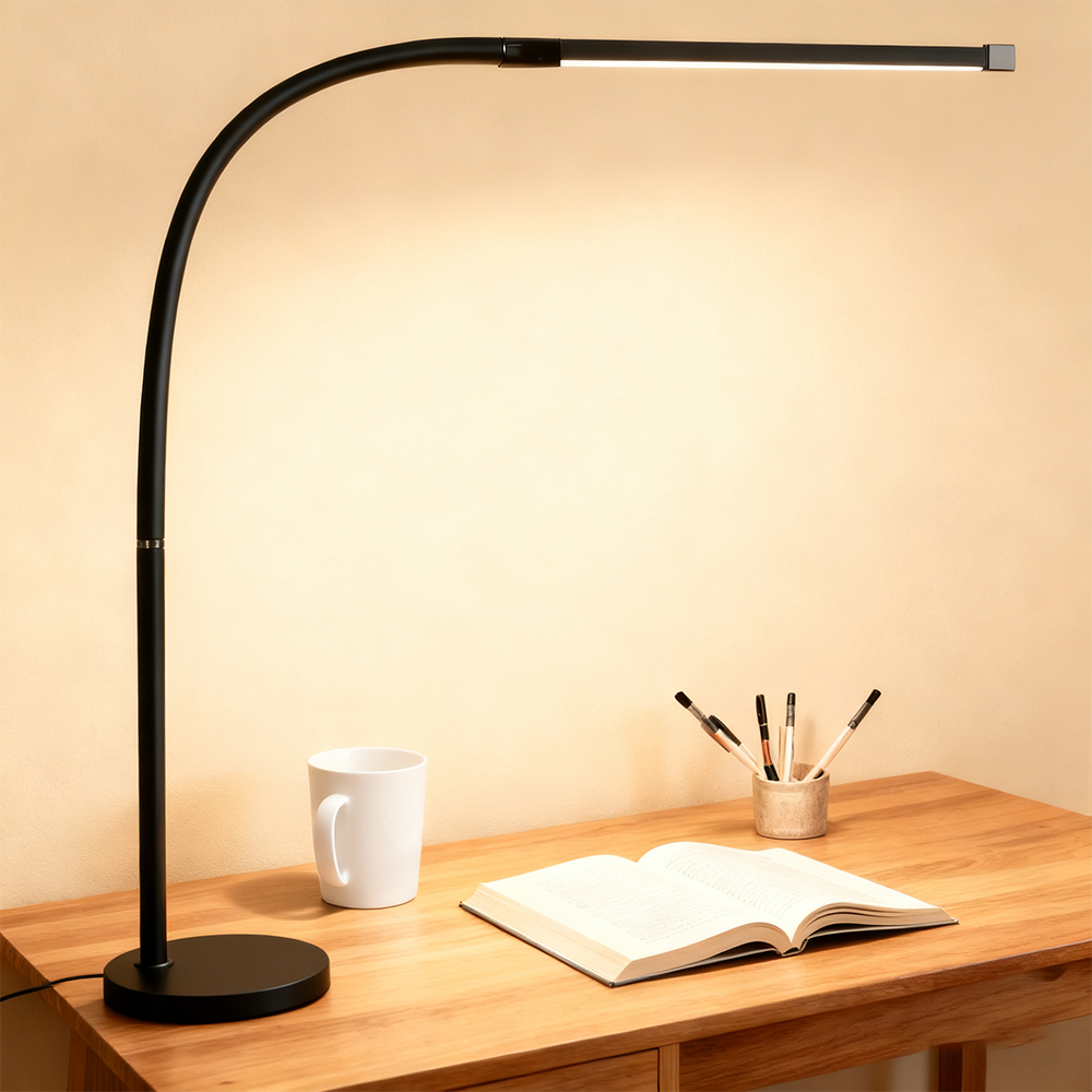 Book Light Flexible - Eye-Caring LED Desk Lamp with Base