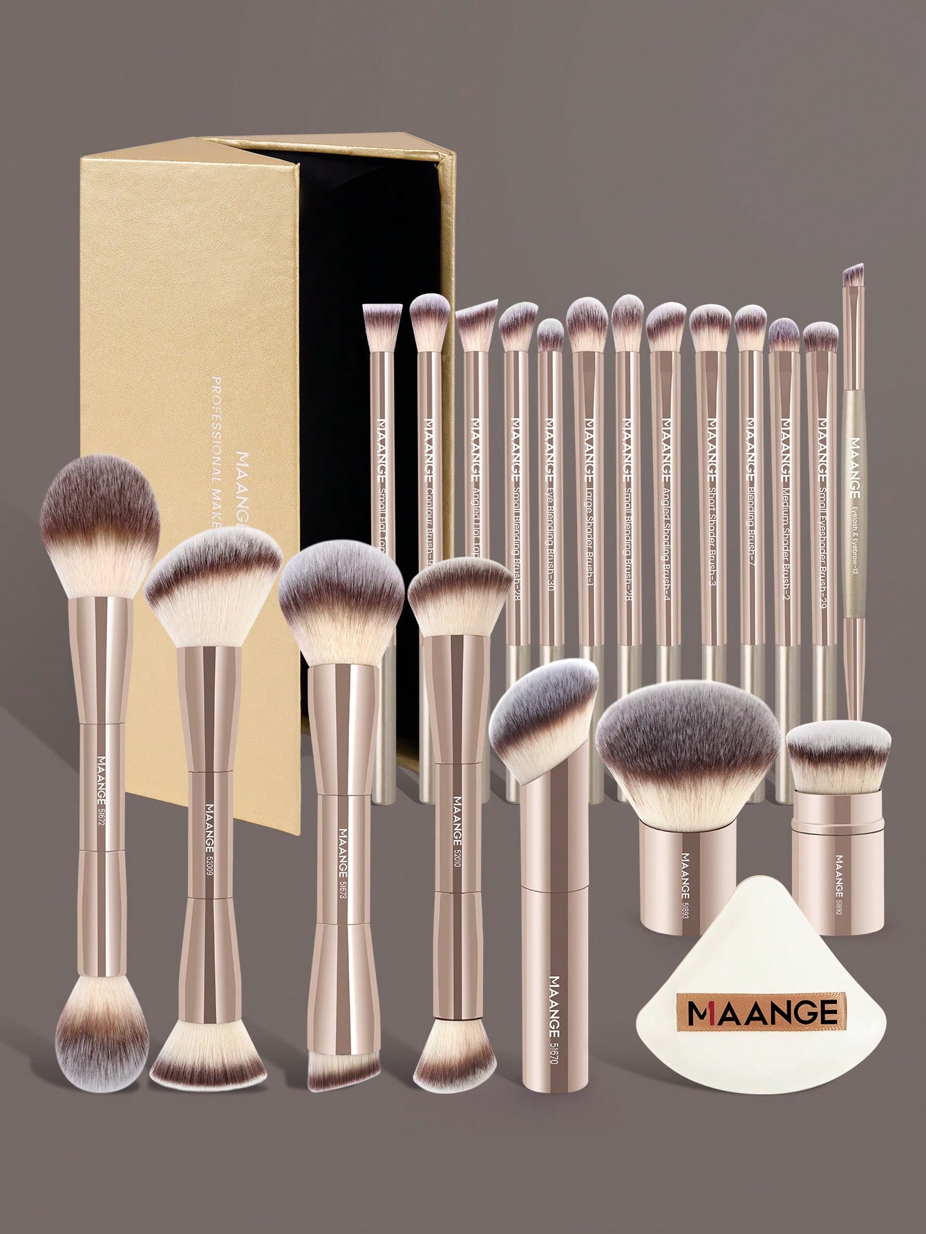 Travel Accessories Us - MAANGE 1/7pcs Or 13/20pcs Professional Makeup