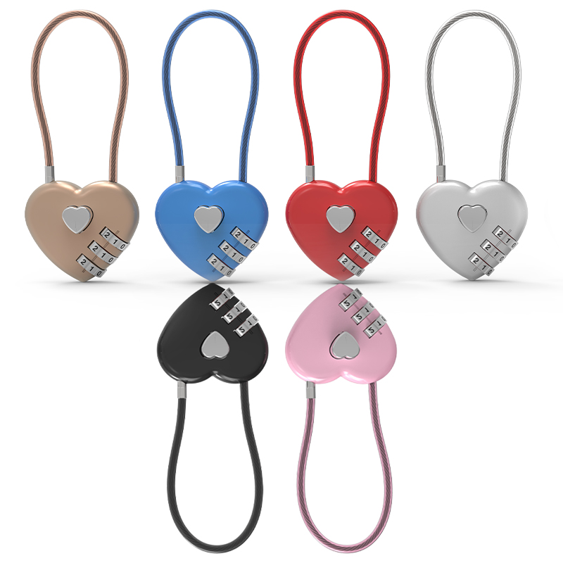 Travel Lock Tsa Approved - Heart Sheape Combination Lock for Locker