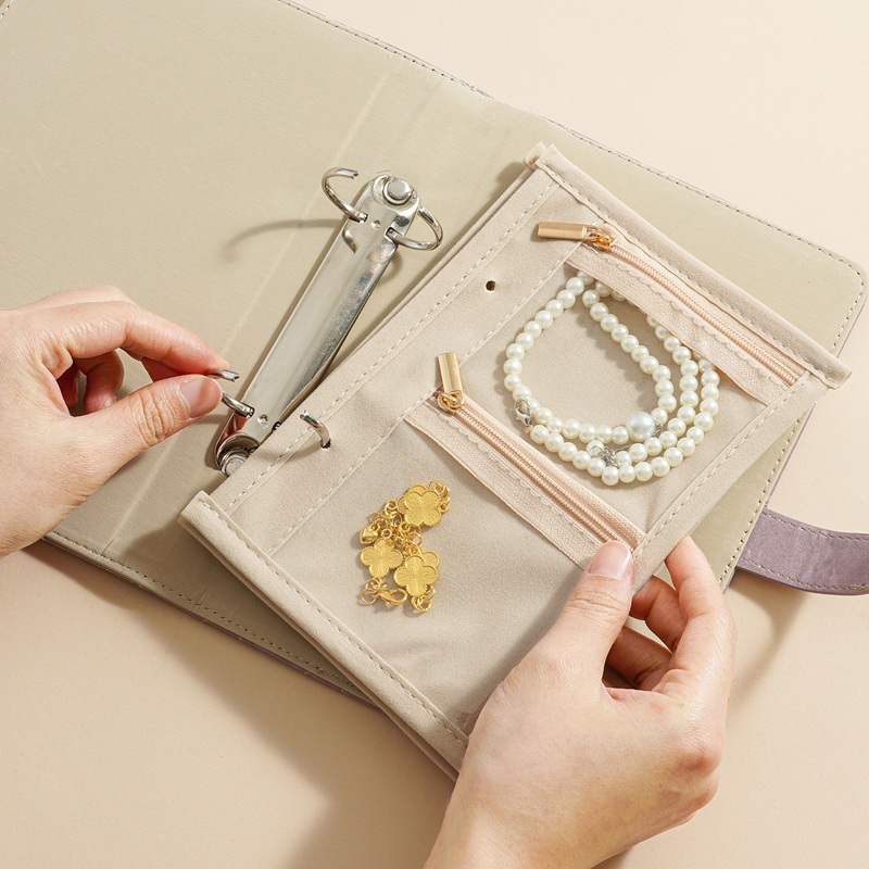 Removable Binder-style Jewelry - Travel Jewellery & Accessories Organiser avaliação e preço