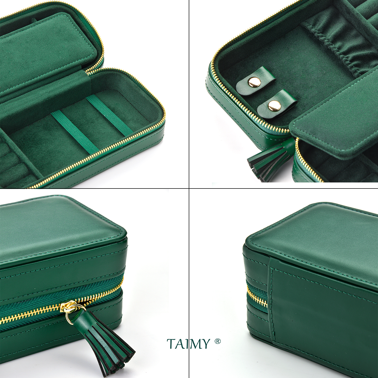 Luxury Pu Leather Jewelry Box  - Travel Jewellery & Accessories Organiser avaliação e preço