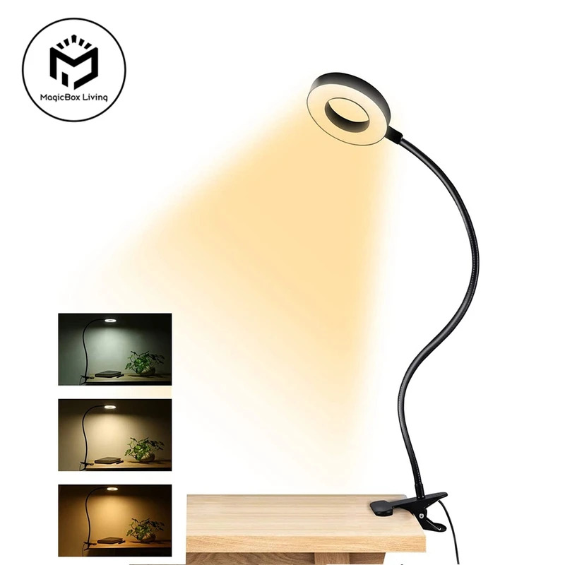 48 LEDs Clip on Desk Lamp 360° - Book Light Flexible avaliação e preço