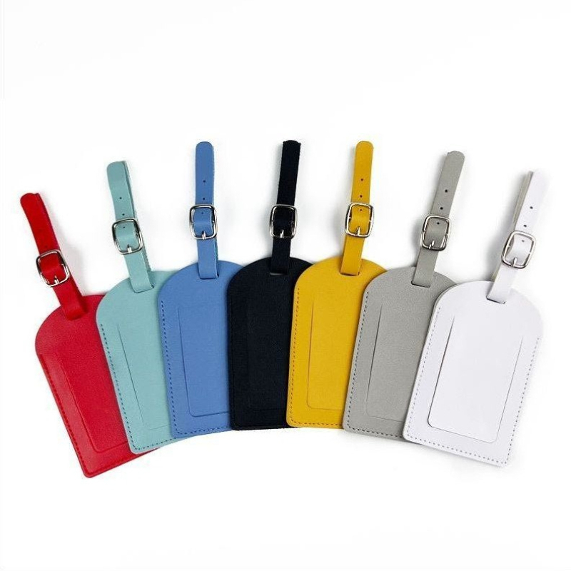 Women Men Luggage Tags PU Leat - Travel Accessories Name avaliação e preço