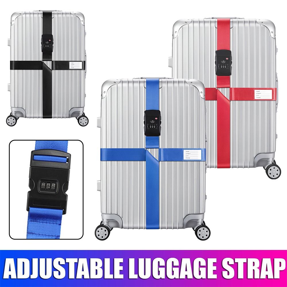 Adjustable Travel Suitcase Ban - Travel Lock Tsa Approved avaliação e preço