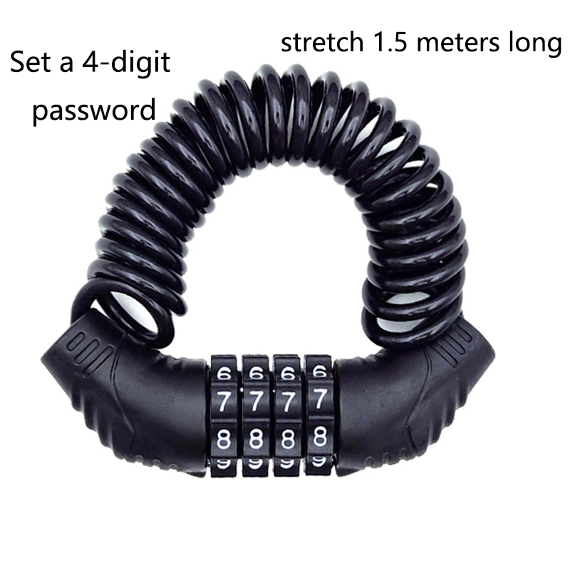 Portable Password Wire Anti-Th - Cable Lock Combination avaliação e preço