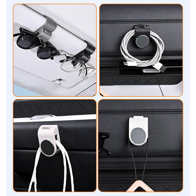 Visor Sunglasses Holder Clip C - Travel Accessories And Gadgets avaliação e preço