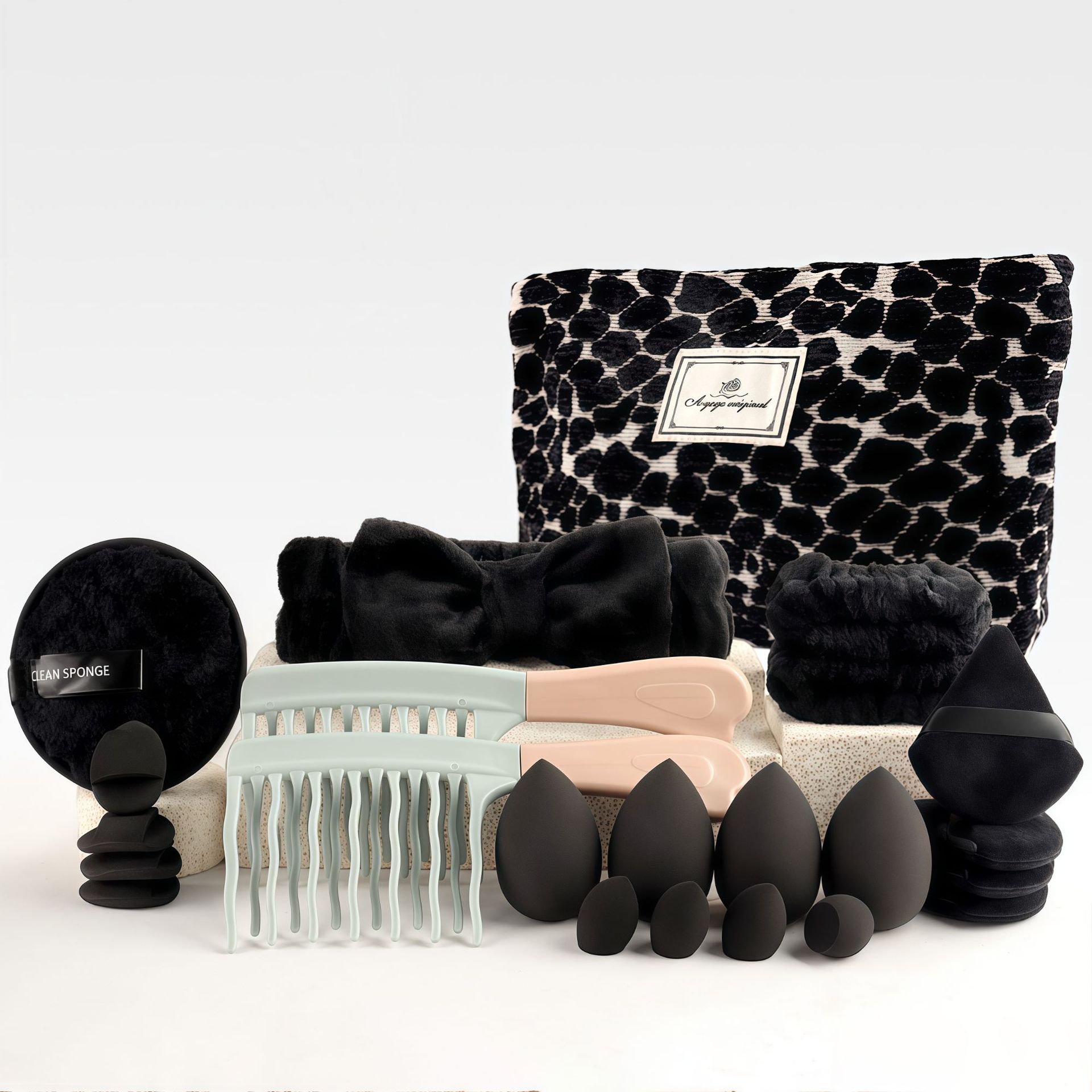 Makeup Brush Set Chic Fragranc - Travel Accessories Bag avaliação e preço