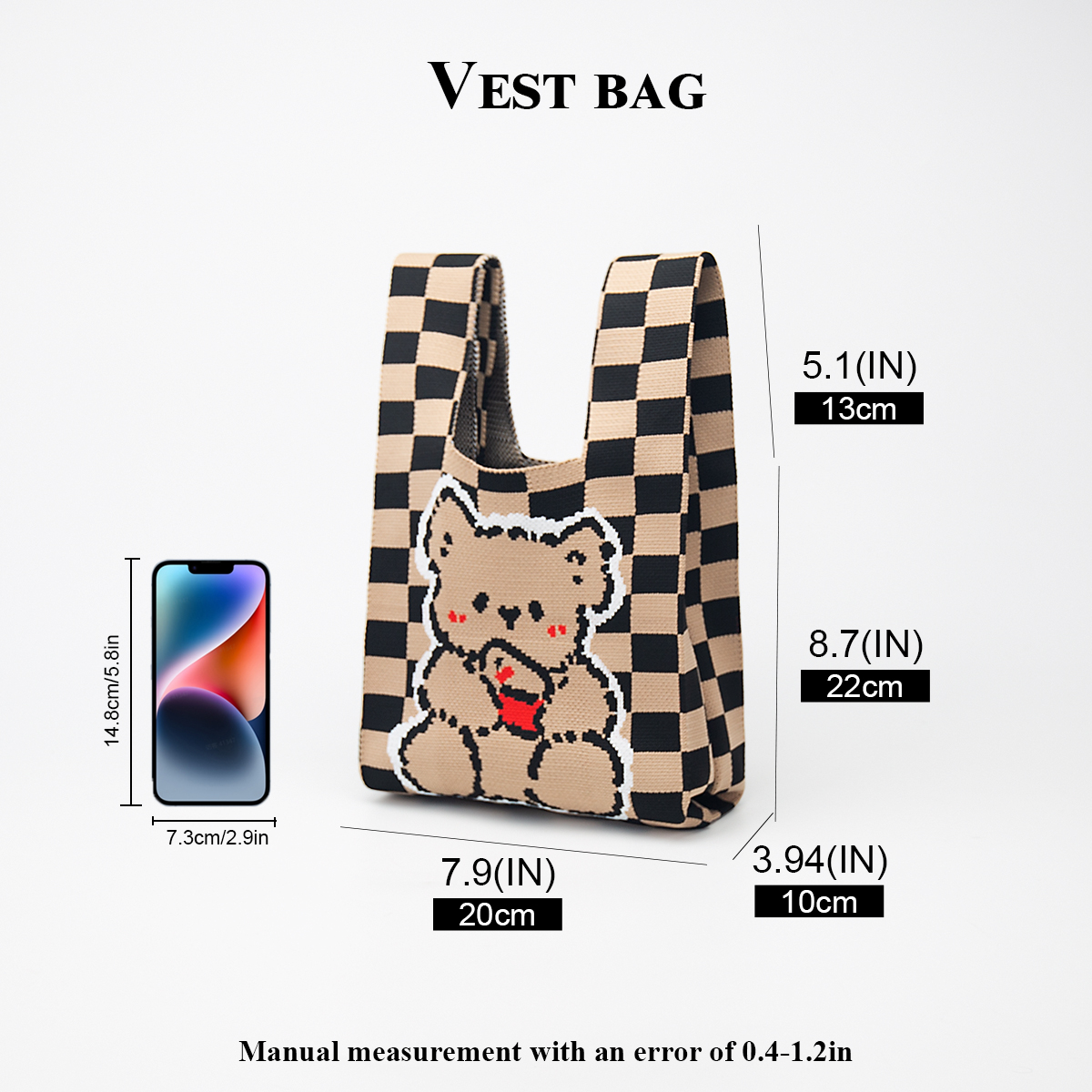 Cute Knitted Handbag for Girls - Travel Accessories For Girls avaliação e preço