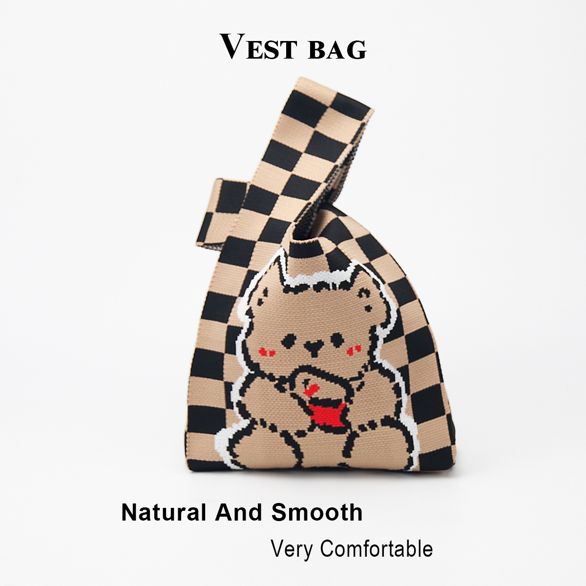 Cute Knitted Handbag for Girls - Travel Accessories For Girls avaliação e preço