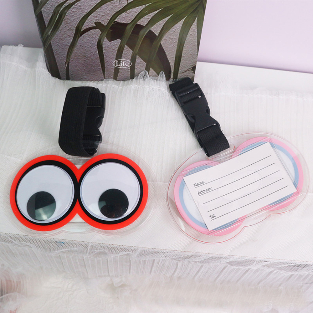 Cute Eyes Luggage Tags Funny S - Travel Accessories Name avaliação e preço