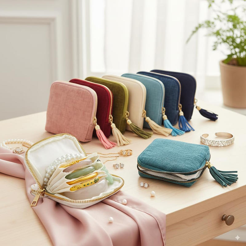 Multi-layer Jewelry Bag Travel - Travel Jewellery & Accessories Organiser avaliação e preço