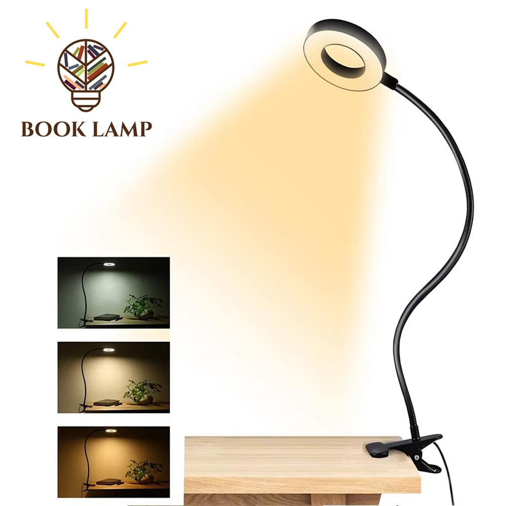 48 LEDs Clip on Desk Lamp 360° - Book Light Flexible avaliação e preço