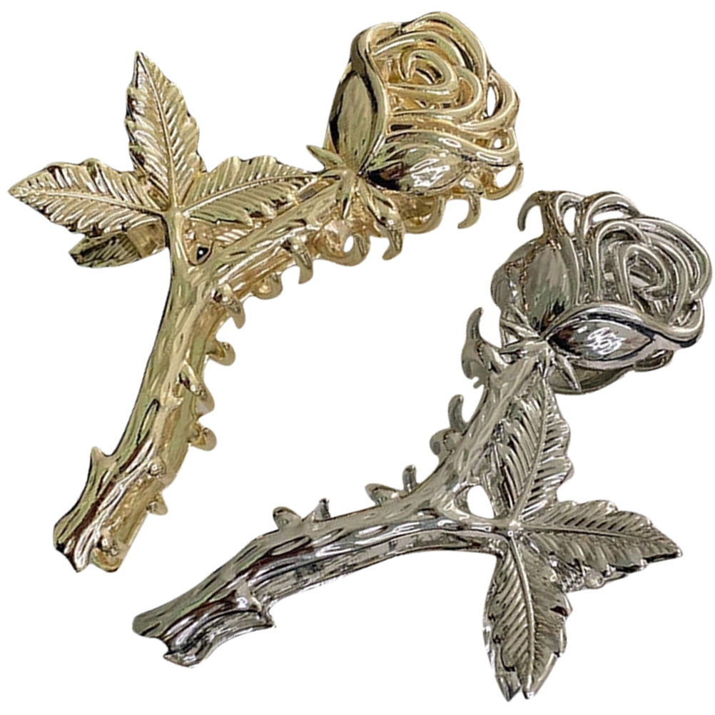 2Pcs Rose Flower Hair Clips Me - Travel Accessories Present avaliação e preço