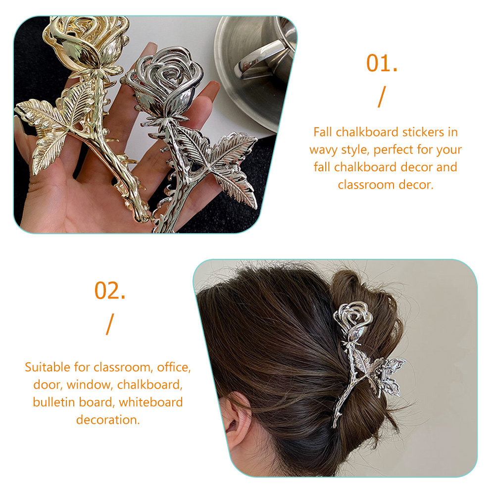 2Pcs Rose Flower Hair Clips Me - Travel Accessories Present avaliação e preço