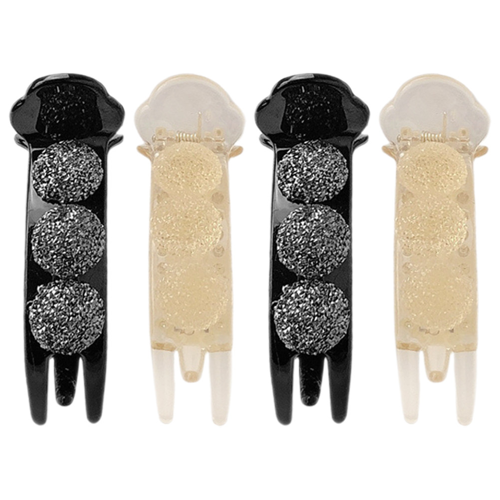 4Pcs Rhinestone Hair Claw Clip - Travel Accessories Present avaliação e preço