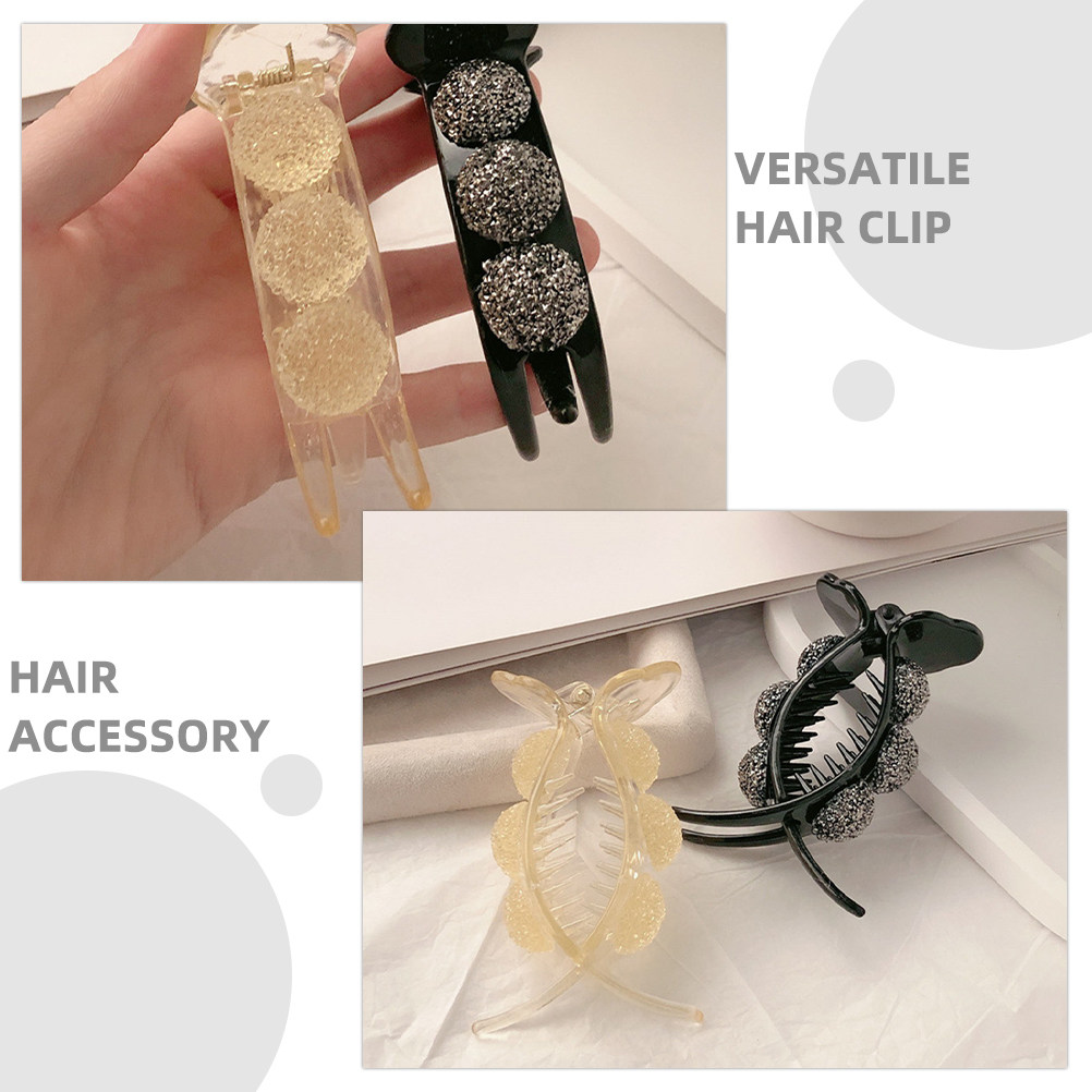 4Pcs Rhinestone Hair Claw Clip - Travel Accessories Present avaliação e preço