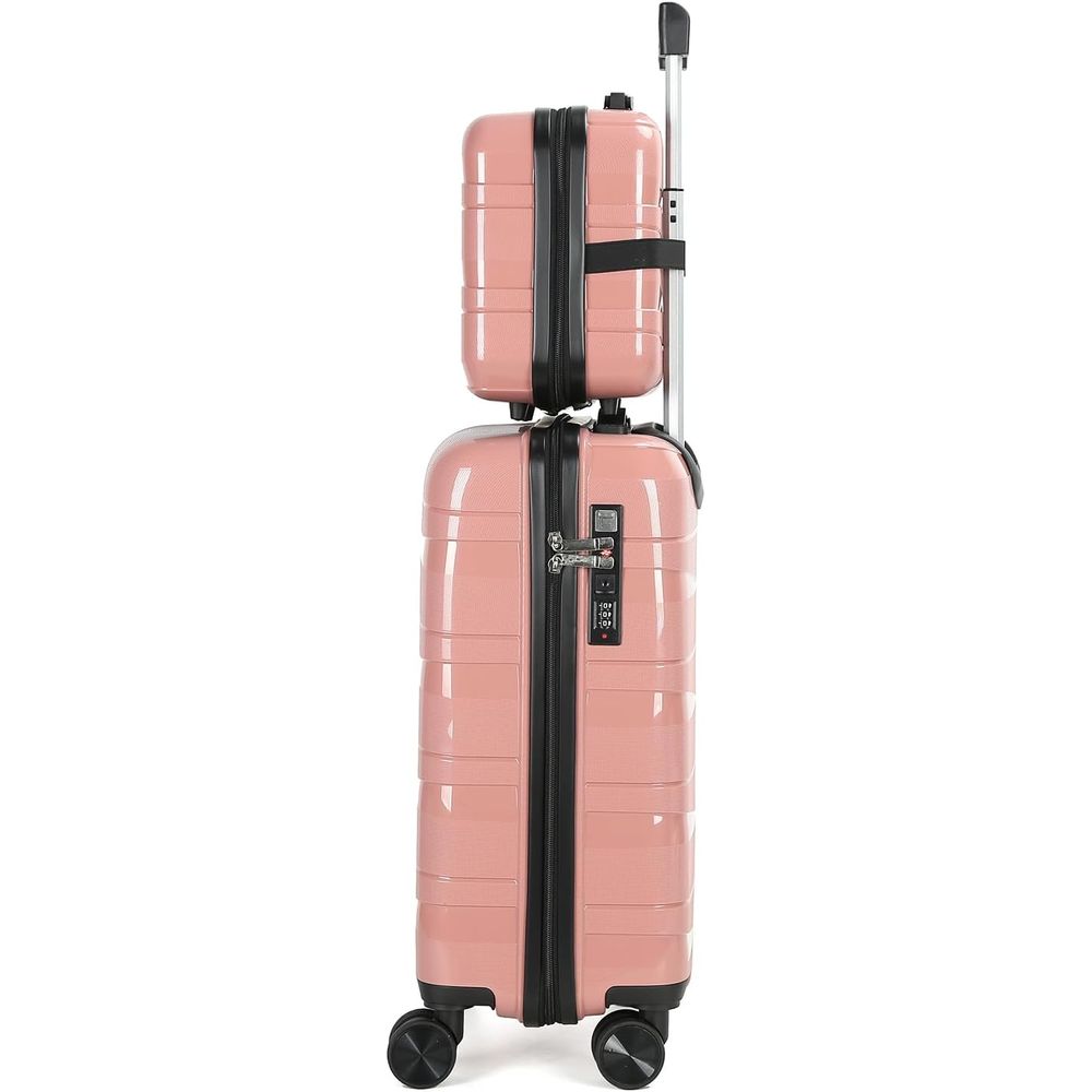 Compact 2-Piece Luggage Set wi - Travel Lock Tsa Approved avaliação e preço