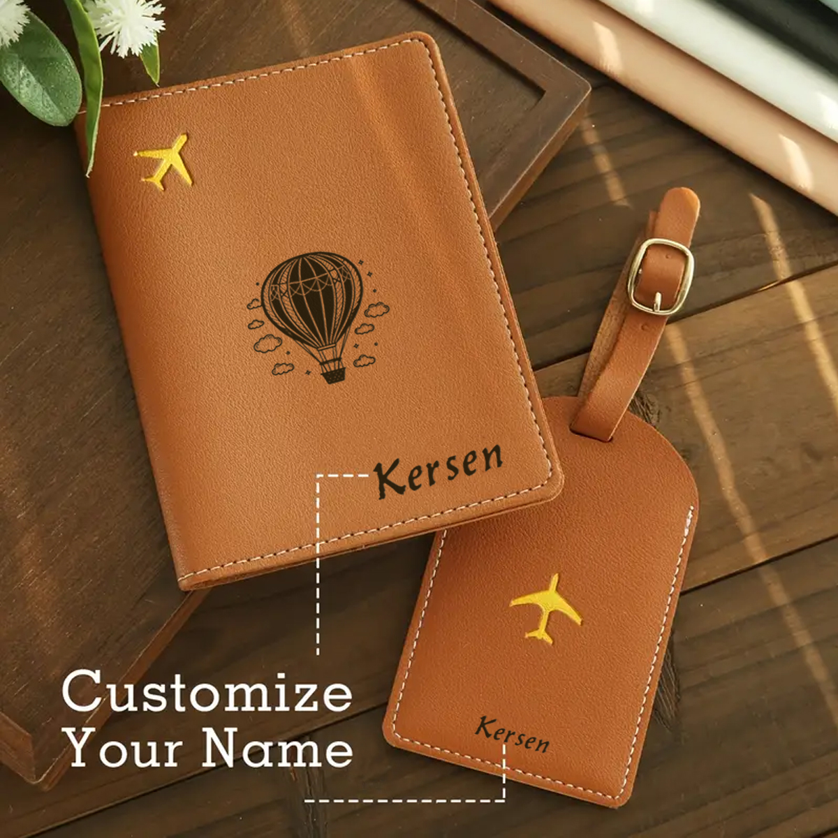 2-piece personalized passport  - Travel Accessories Name avaliação e preço