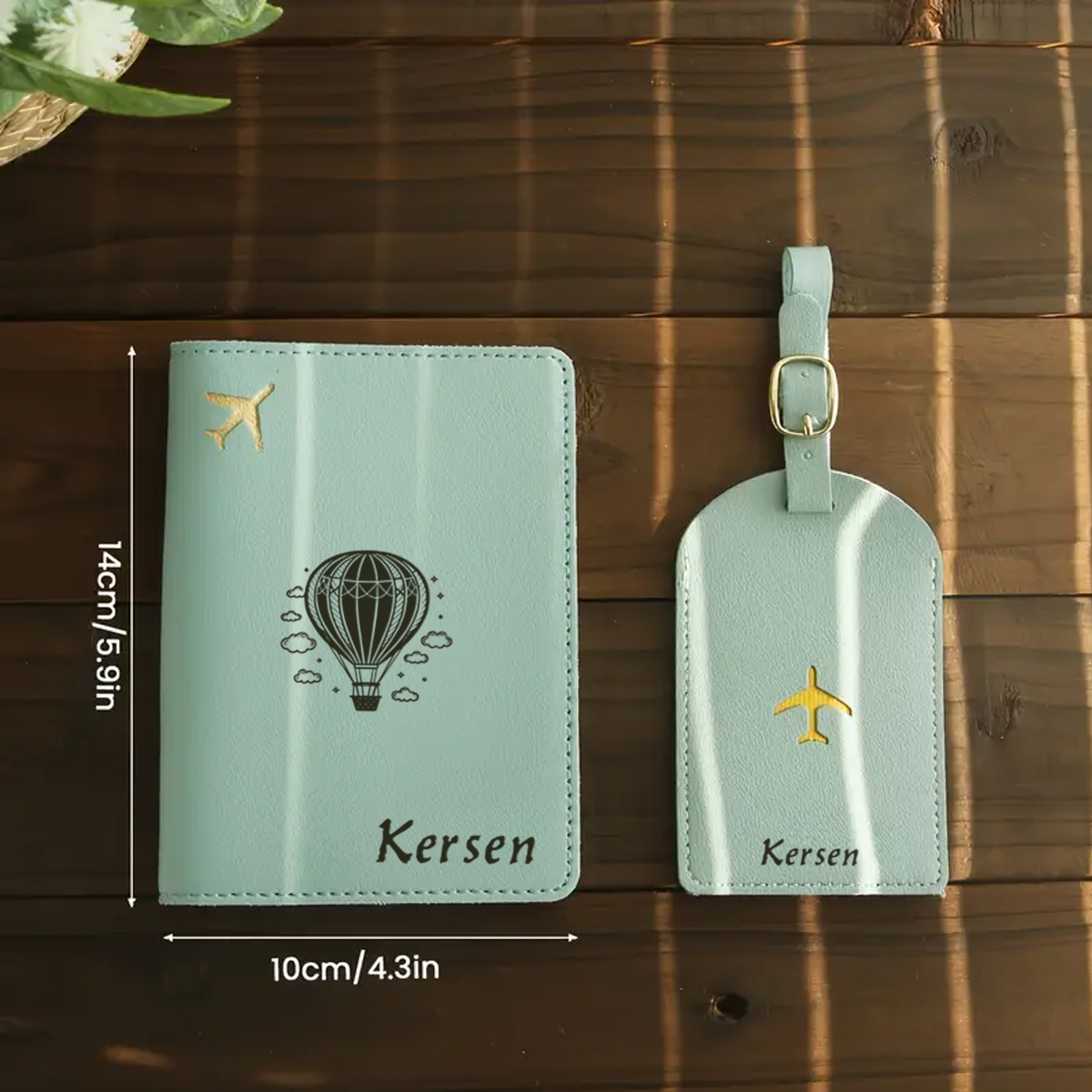 2-piece personalized passport  - Travel Accessories Name avaliação e preço