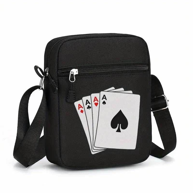 Ace of Spades Poker Canvas Sho - Travel Accessories Us avaliação e preço