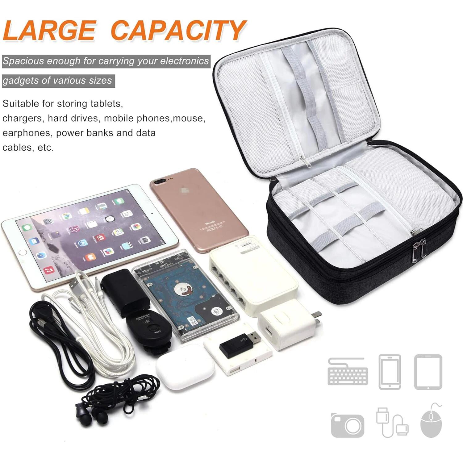 Portable Digital Storage Bag U - Travel Accessories And Gadgets avaliação e preço