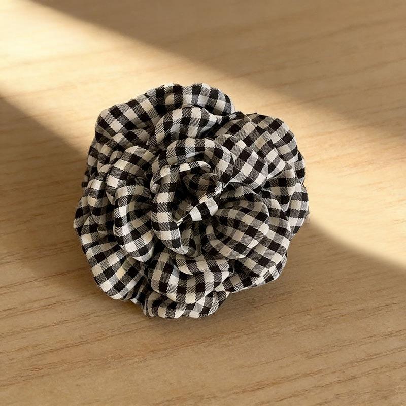 Luxury Houndstooth Flower Hair - Travel Accessories For Girls avaliação e preço