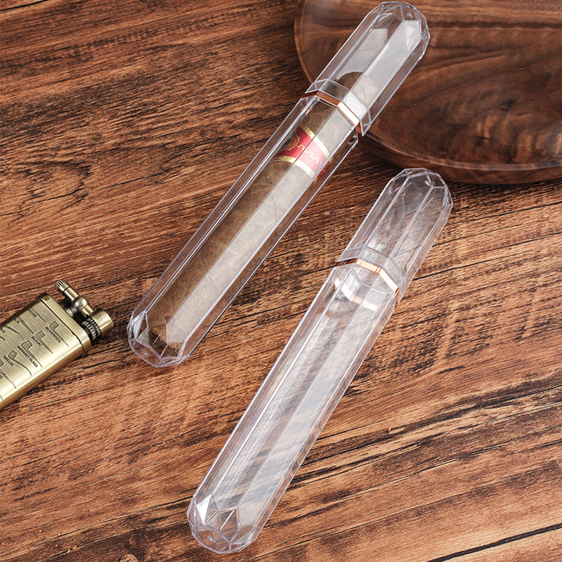 Acrylic Travel Cigar Tube Fash - Travel Accessories Us avaliação e preço