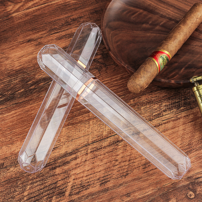 Acrylic Travel Cigar Tube Fash - Travel Accessories Us avaliação e preço