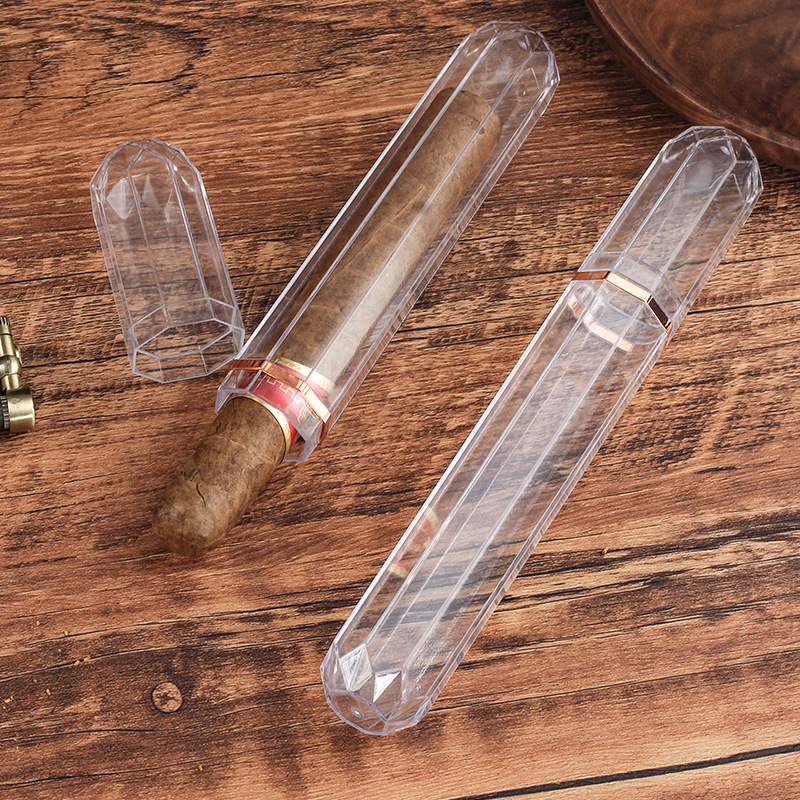 Acrylic Travel Cigar Tube Fash - Travel Accessories Us avaliação e preço