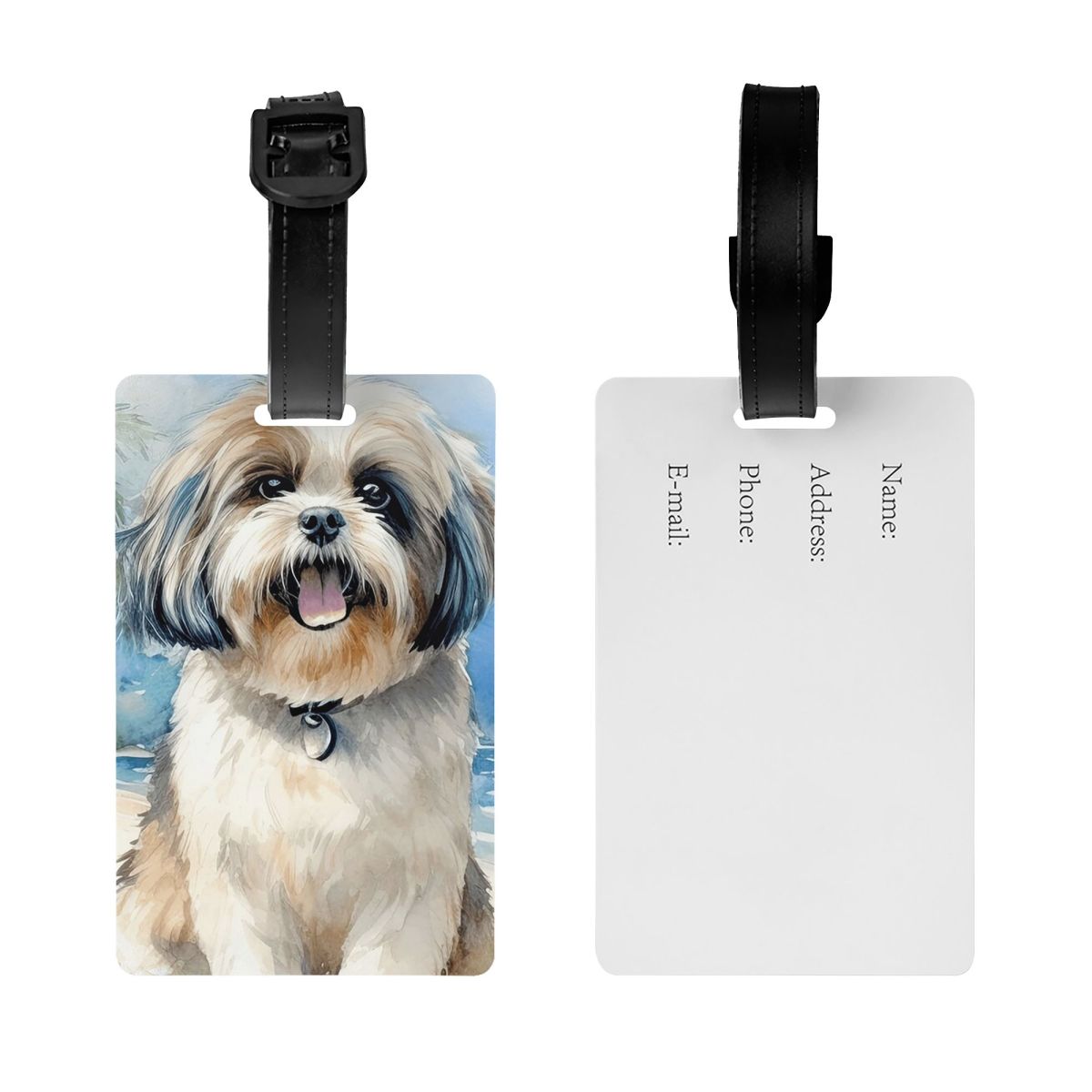 Shih Tzu On The Beach Luggage  - Travel Accessories Name avaliação e preço