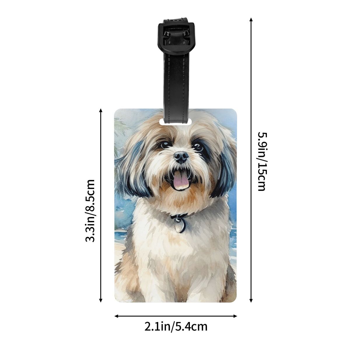 Shih Tzu On The Beach Luggage  - Travel Accessories Name avaliação e preço