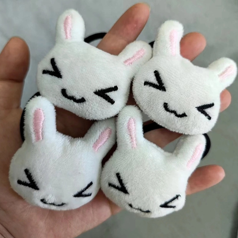 Sweet Plush Bunny Hair Tie Cut - Travel Accessories For Girls avaliação e preço