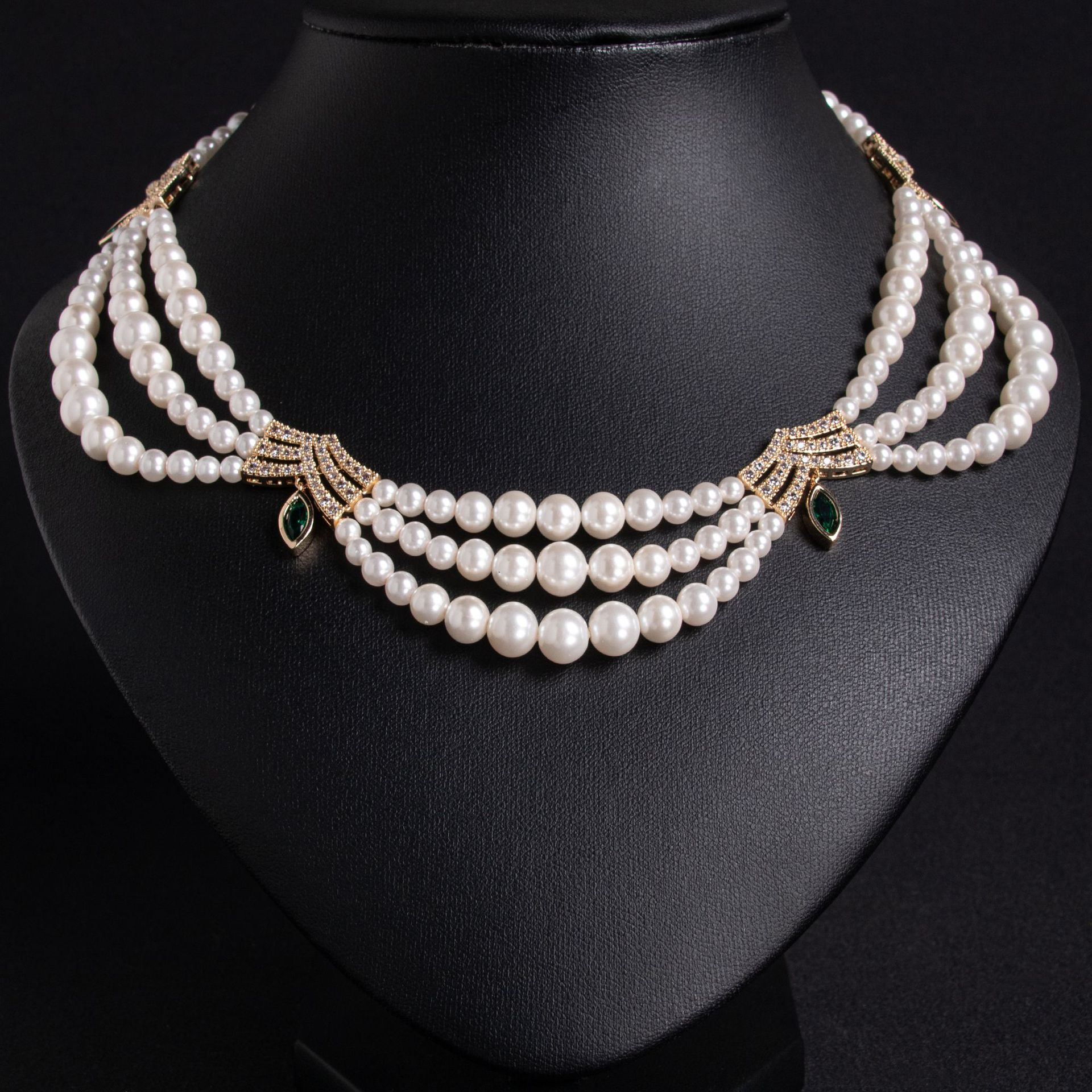 Fashion Pearl Ripple Shape Ori - Travel Jewellery & Accessories Organiser avaliação e preço