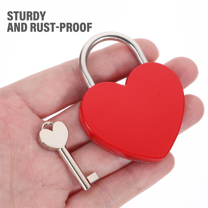 Heart Shape Padlocks Romantic  - Travel Lock Tsa Approved avaliação e preço