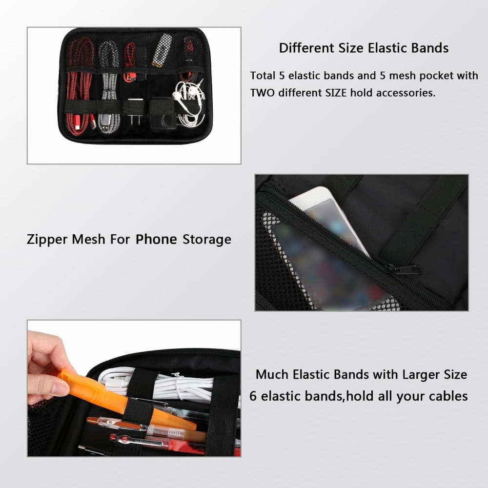 Electronics Organizer Travel C - Travel Accessories Bag avaliação e preço