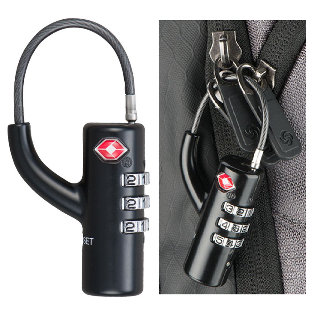Waterproof Small Padlock Porta - Cable Lock Combination avaliação e preço
