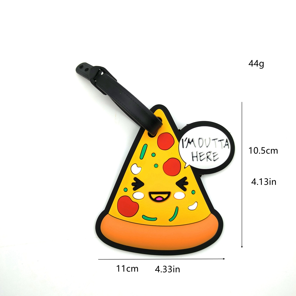 2pcs Delicious Food Pizza Lugg - Travel Accessories Name avaliação e preço