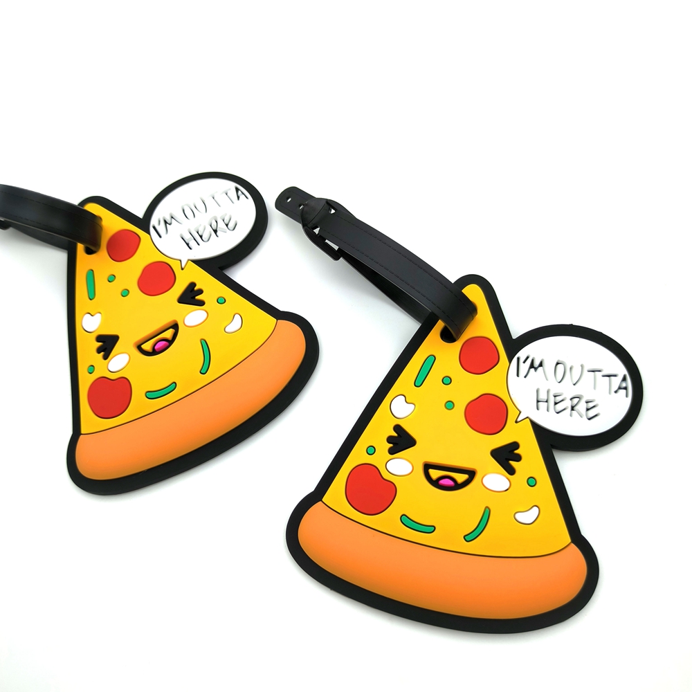 2pcs Delicious Food Pizza Lugg - Travel Accessories Name avaliação e preço