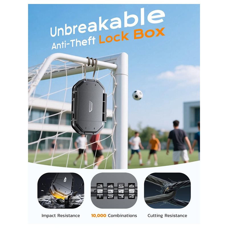 Y43A-Travel Safe Lock Box Wate - Cable Lock Combination avaliação e preço