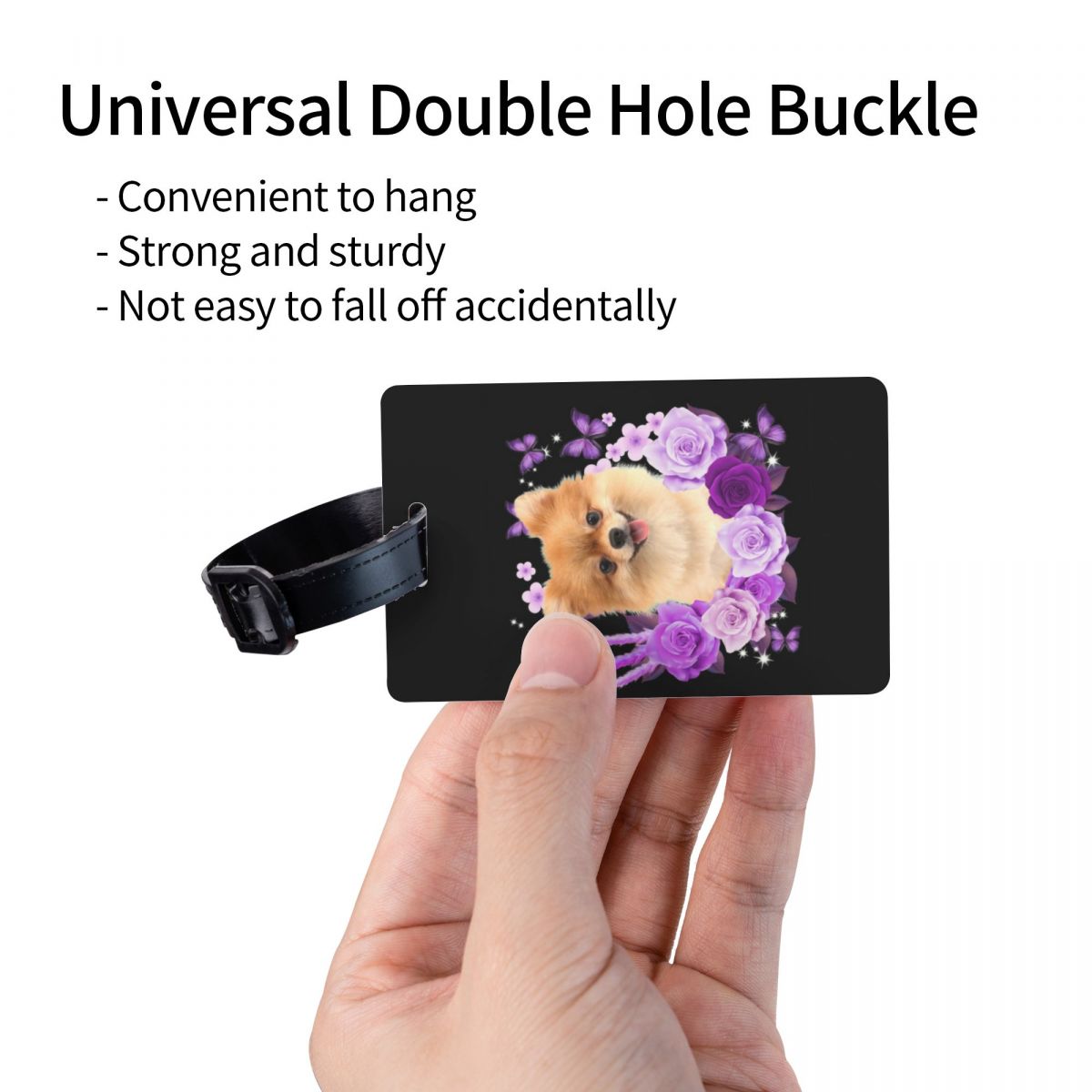 Pomeranian Dog With Rose Flowe - Travel Accessories Name avaliação e preço
