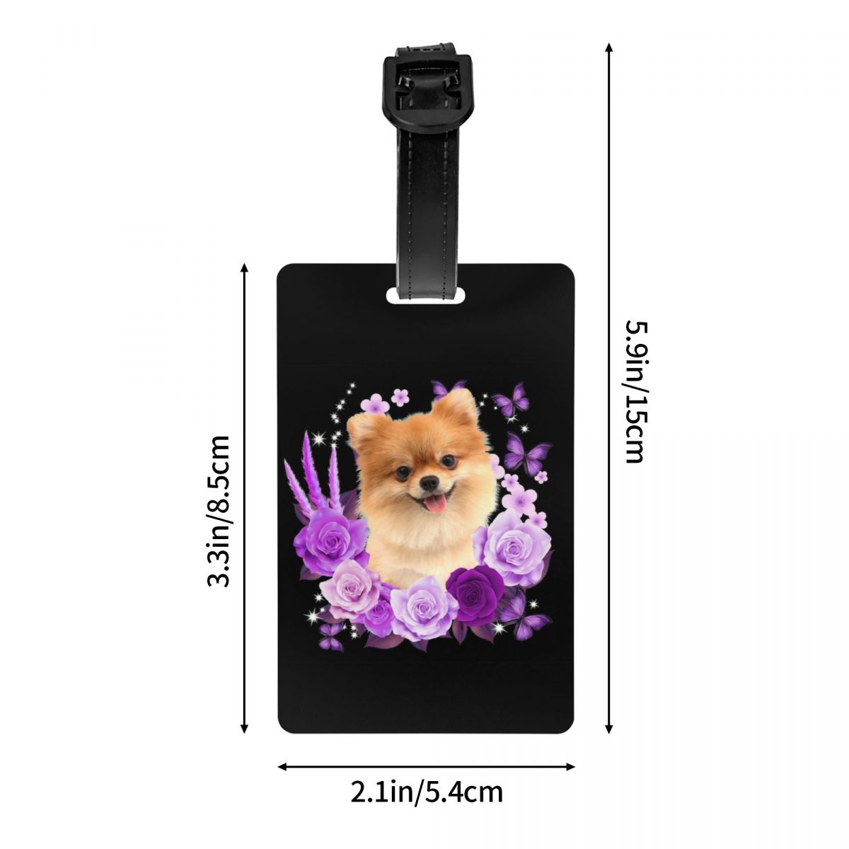 Pomeranian Dog With Rose Flowe - Travel Accessories Name avaliação e preço
