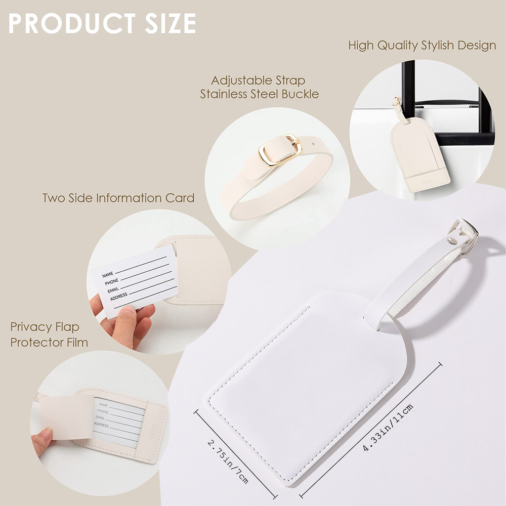 Personalised Pu Leather Luggag - Travel Accessories Name avaliação e preço