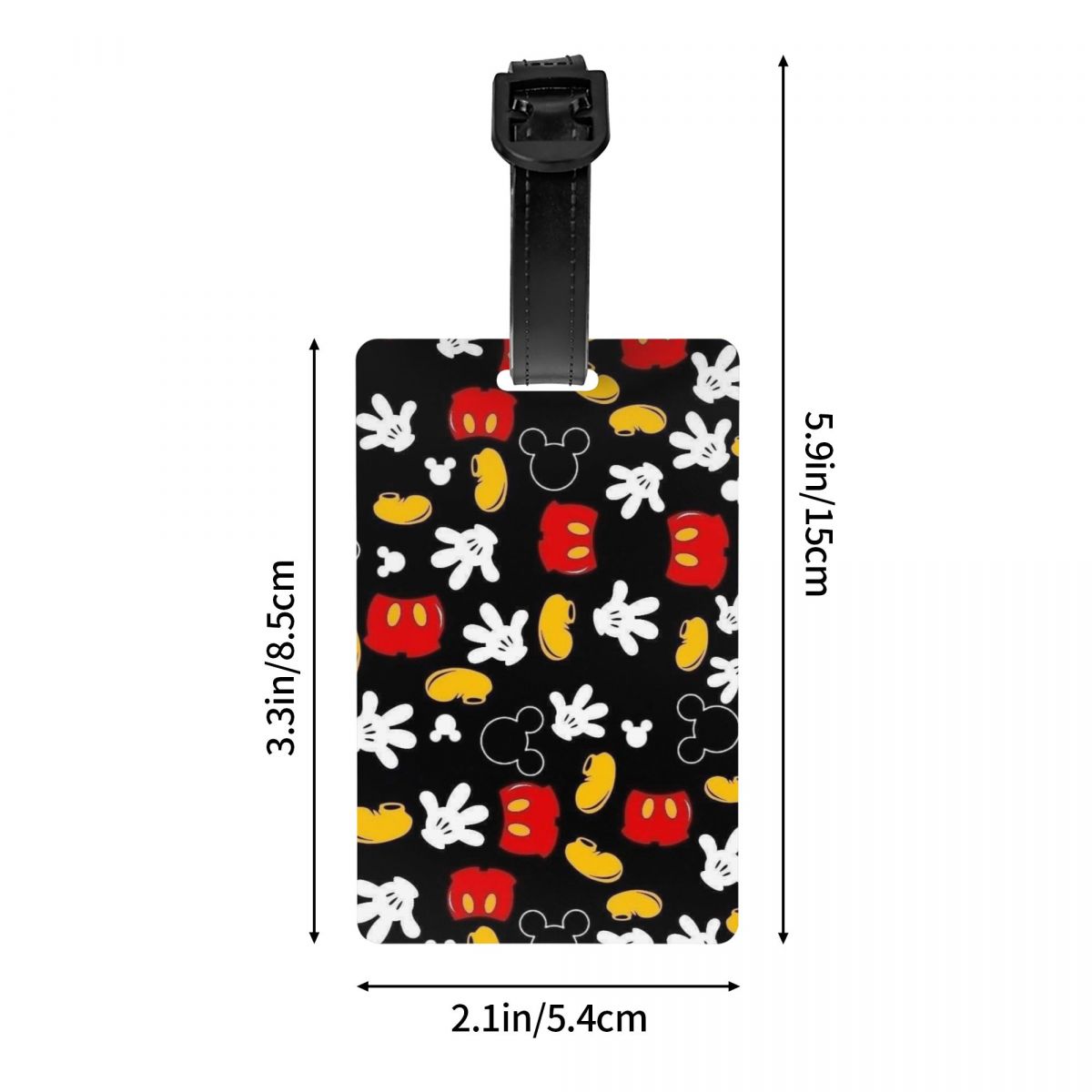 Custom M-Mouse  Luggage Tag fo - Travel Accessories Name avaliação e preço