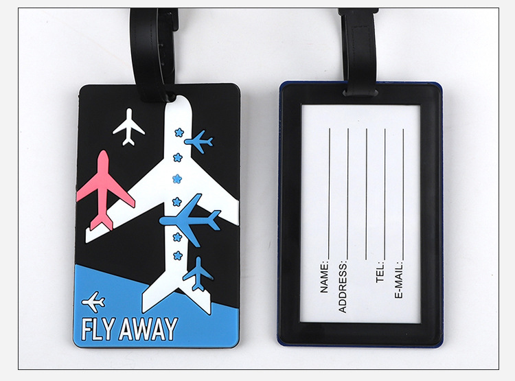 1pc Cartoon Animal PVC Luggage - Travel Accessories Name avaliação e preço